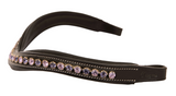 Saphire and violet Bling Browband