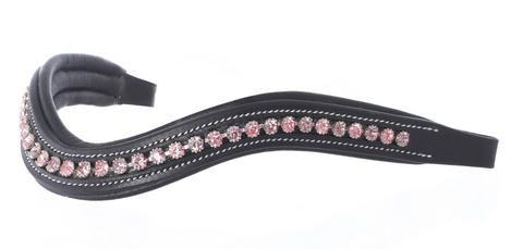 Pink and purple bling browband